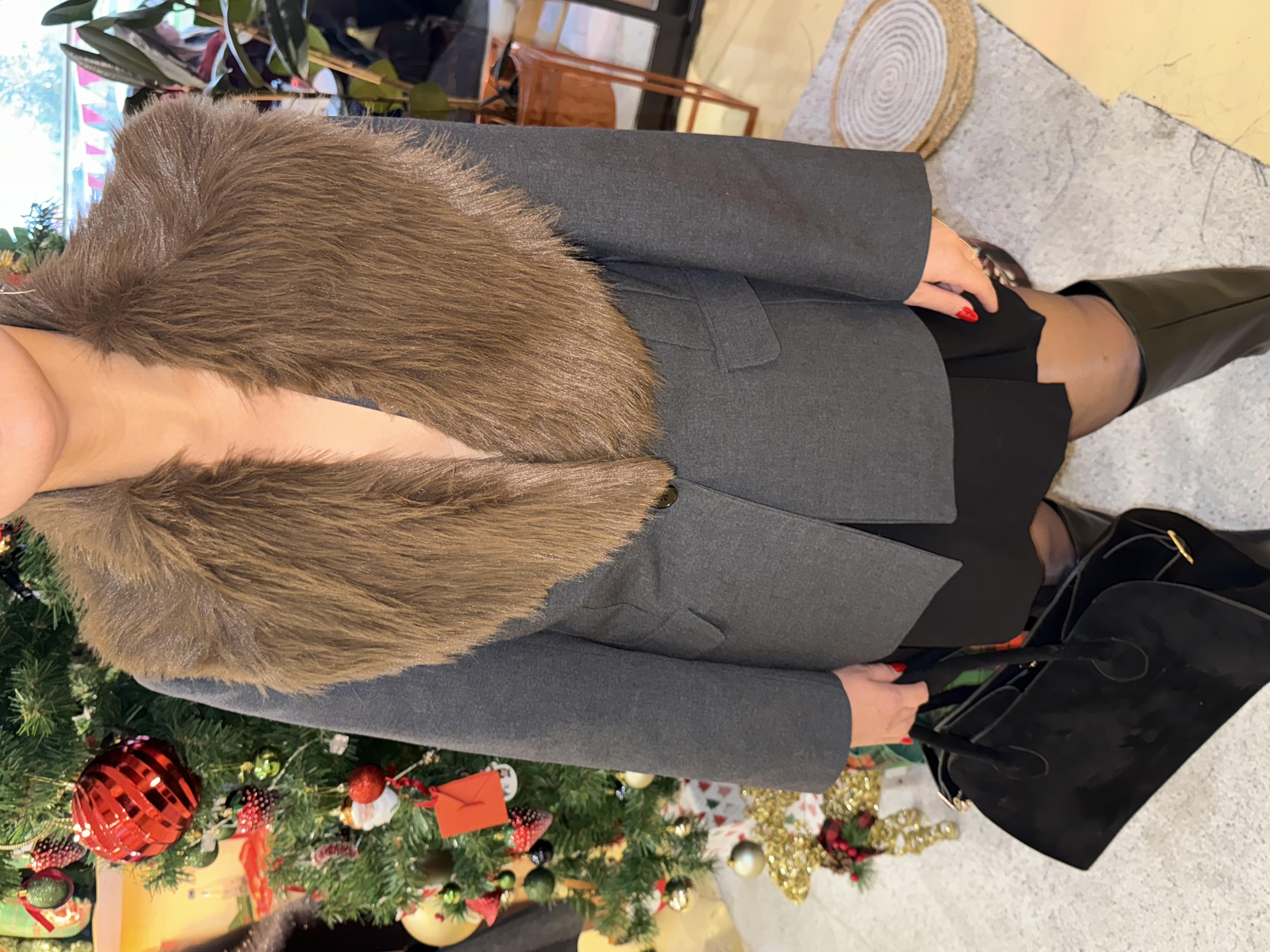 Kürklü(çıkarılabilir)Blazer Ceket