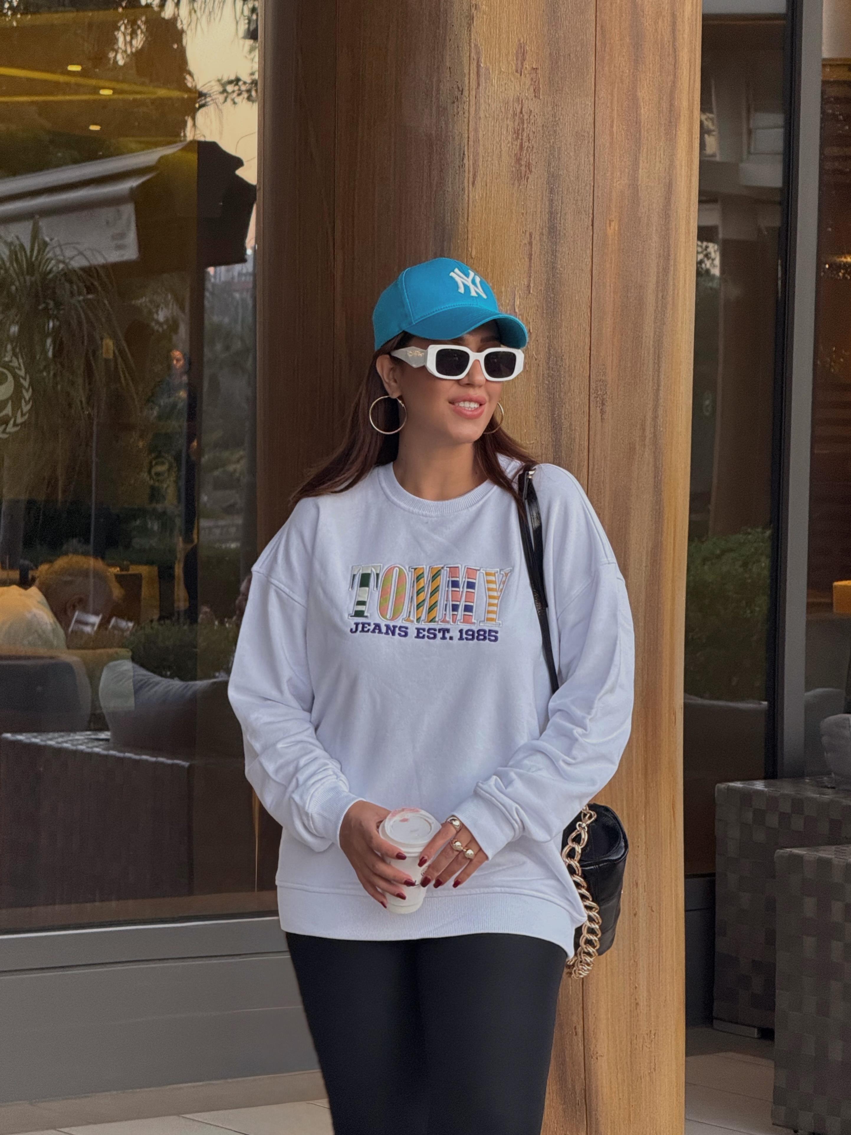 Marka Sweatshirt Beyaz