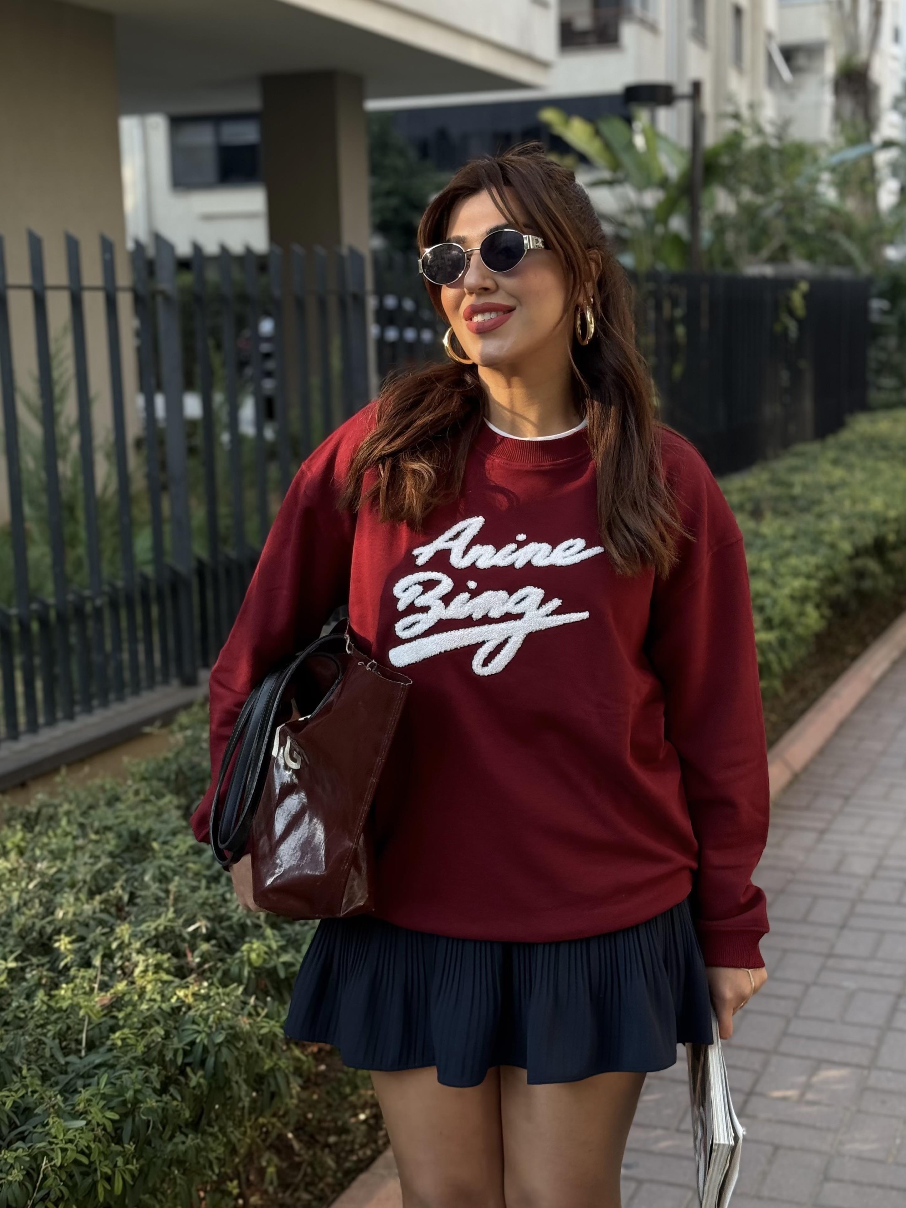 Marka Sweatshirt Bordo 