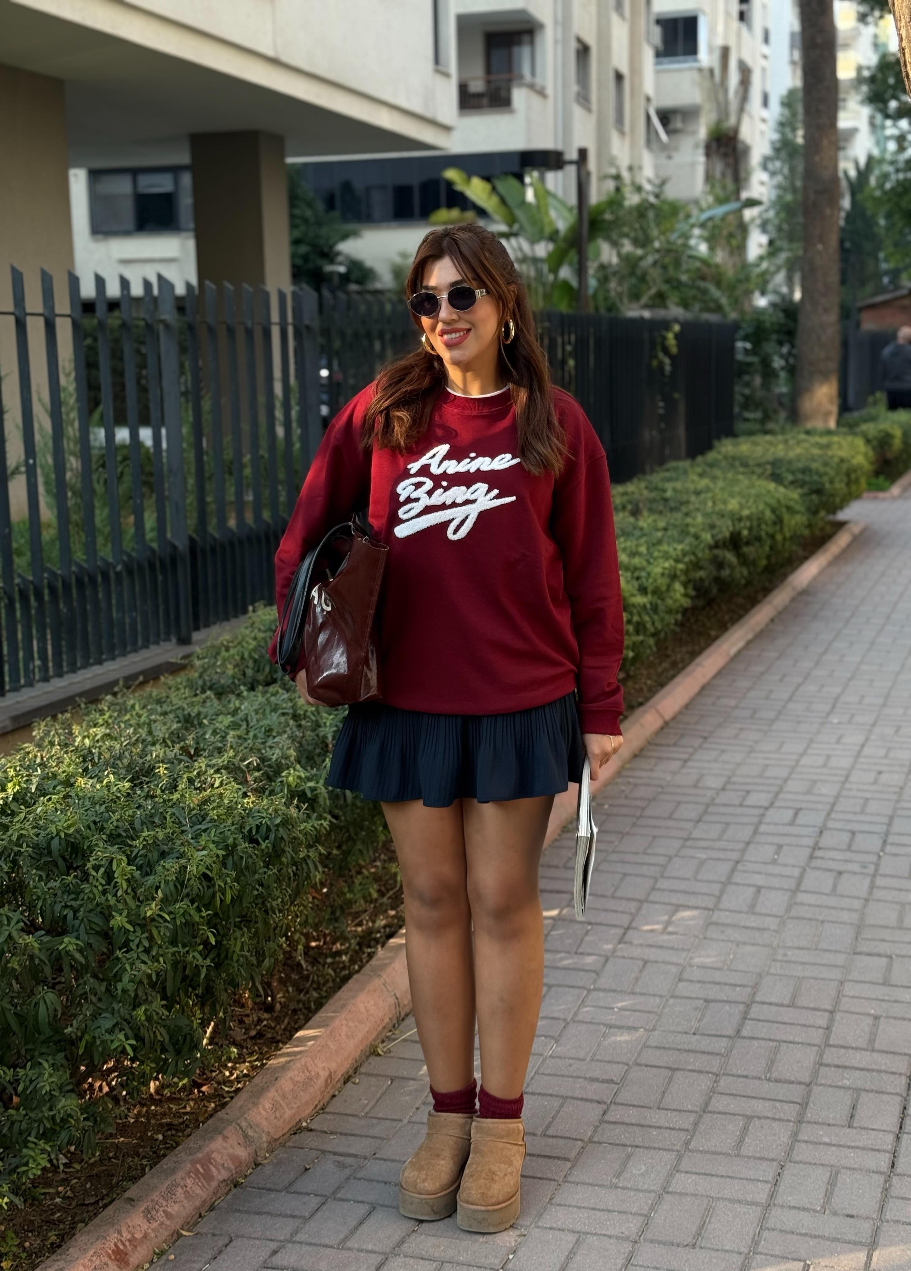 Marka Sweatshirt Bordo 