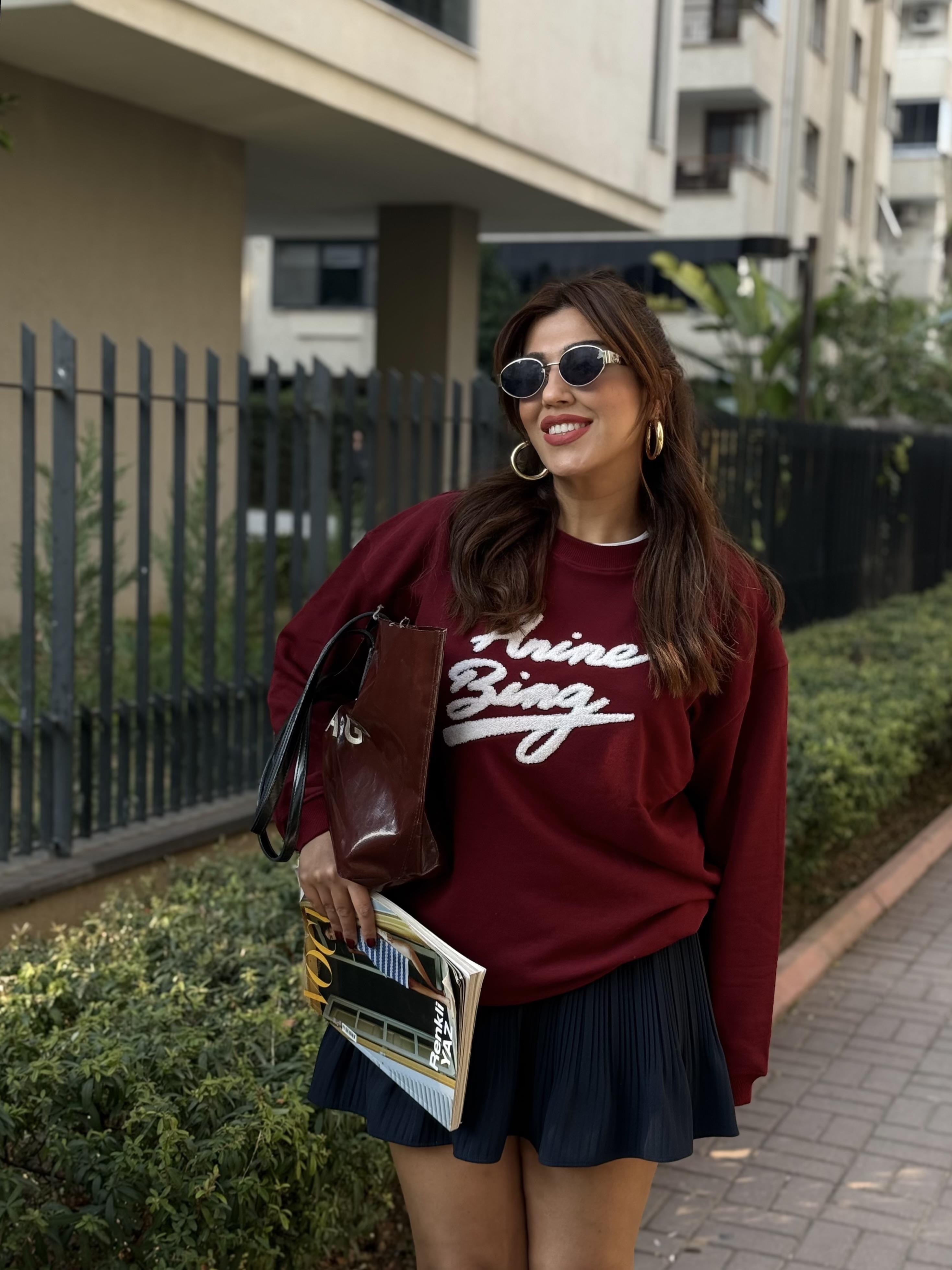 Marka Sweatshirt Bordo 
