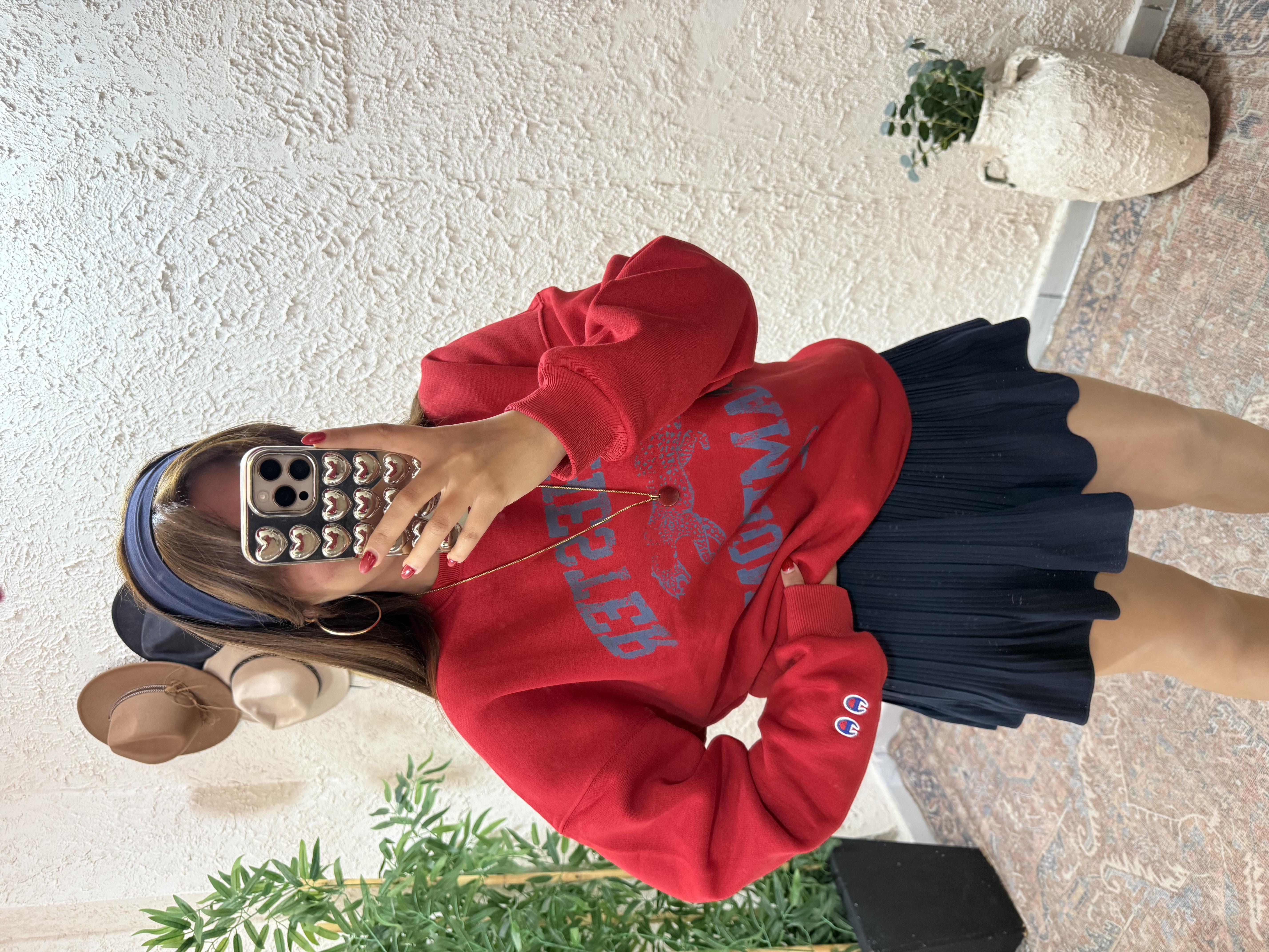 Marka Sweatshirt Kırmızı 