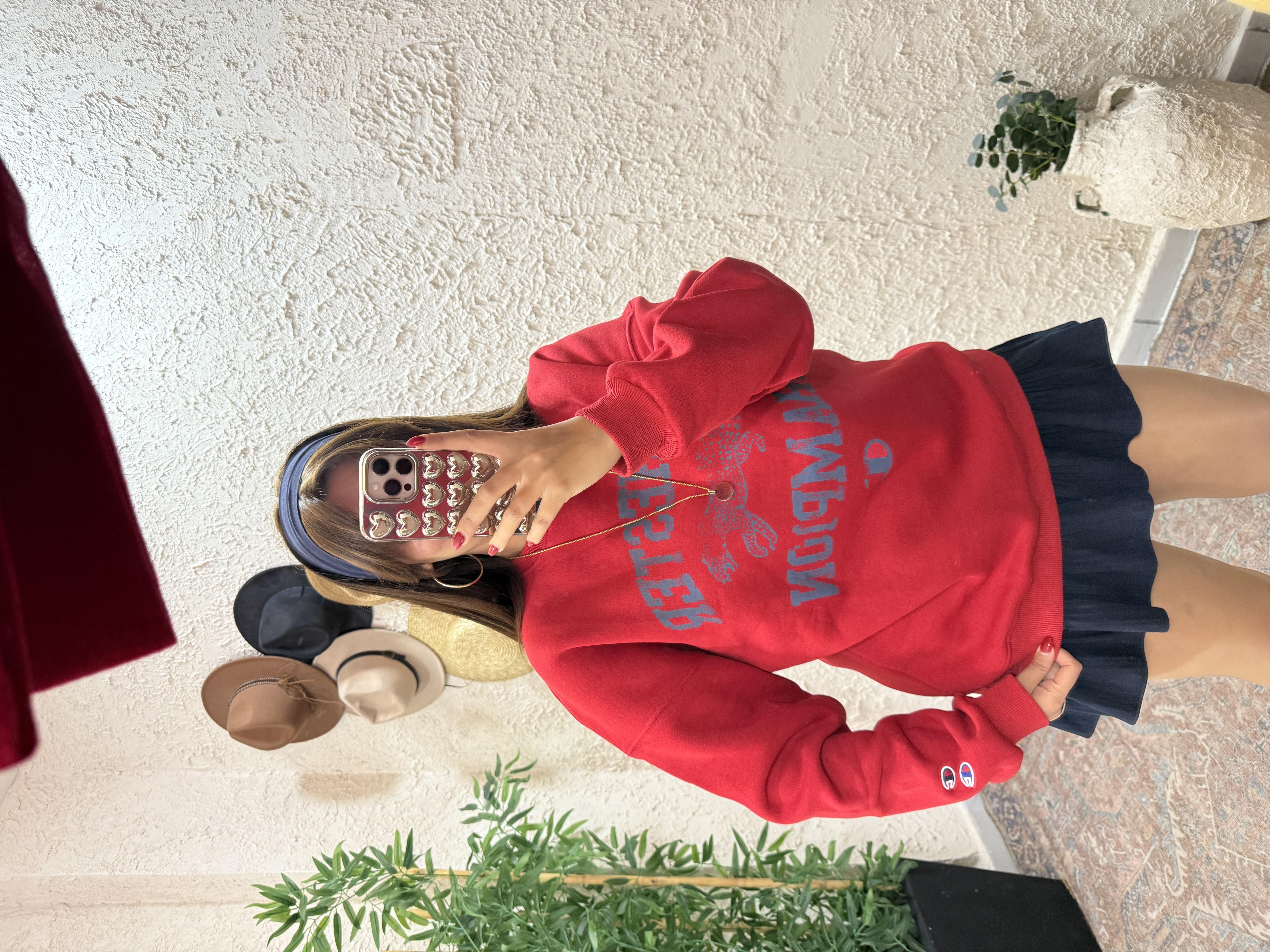 Marka Sweatshirt Kırmızı 