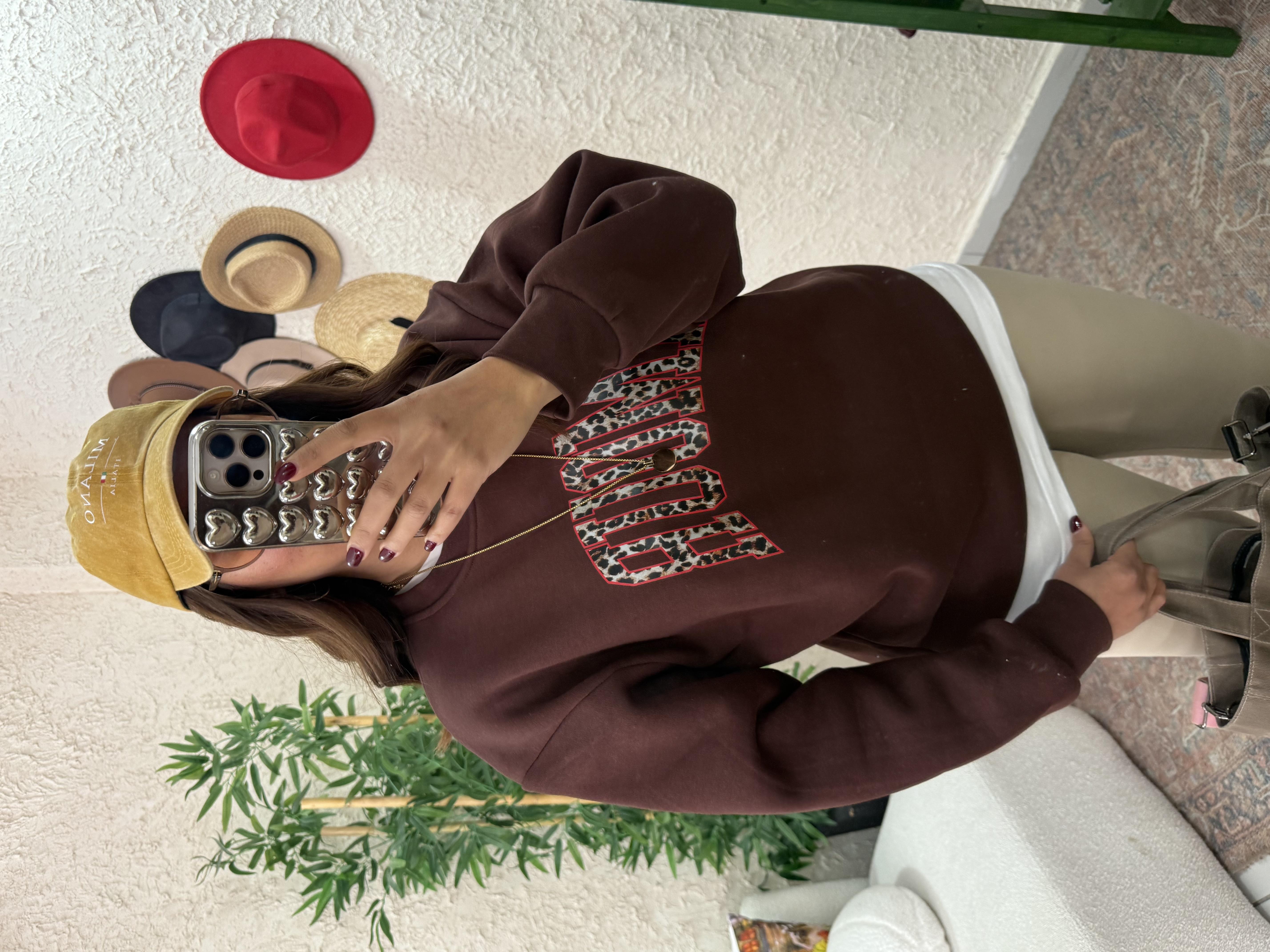 ZR Sweatshırt Kaahverengi