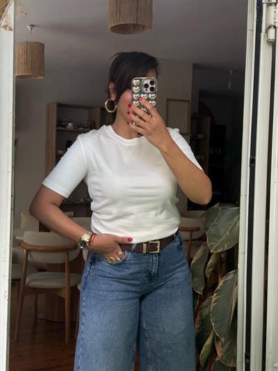Basic T-shirt Beyaz