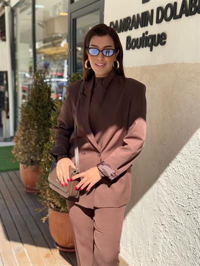 Blazer Ceket Kahverengi