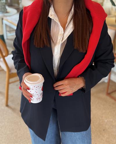Blazer Ceket Lacivert