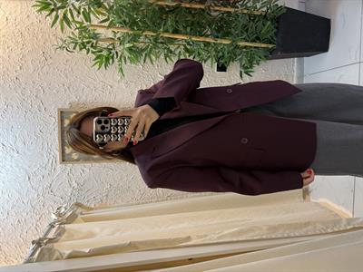 Blazer Ceket Mürdüm 