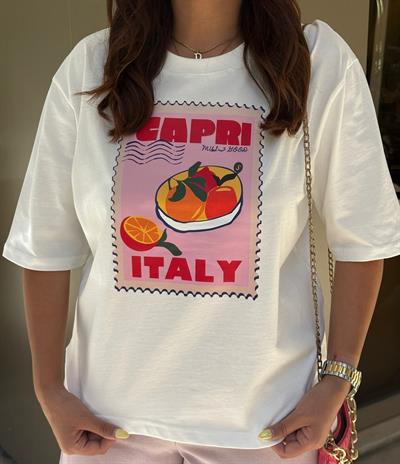 Caprı Italy Renkli T-shırt