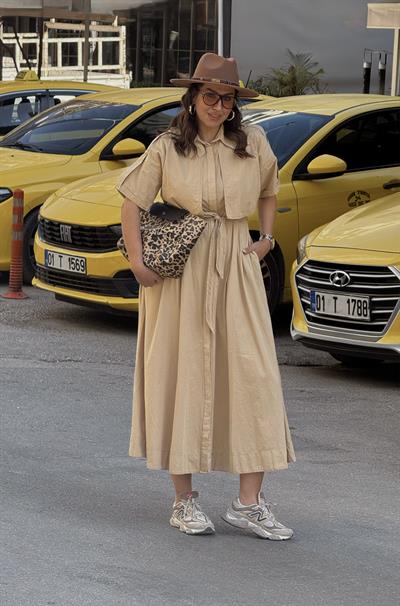 Elbise Camel