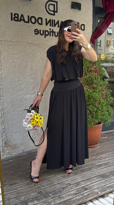 Etekli Moda lTakım ZR siyah
