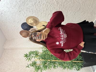 Fermuarlı Sweat Bordo