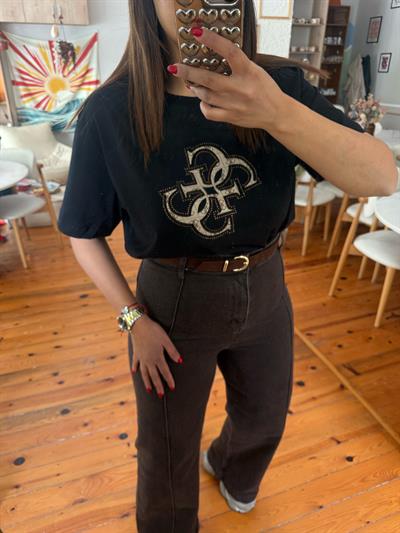 Guess T-shirt Siyah