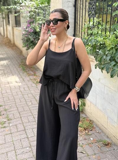 İp Askılı Takım  Siyah