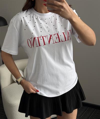 Marka T-Shırt Beyaz