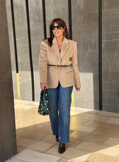Kaşe Blazer Ceket 