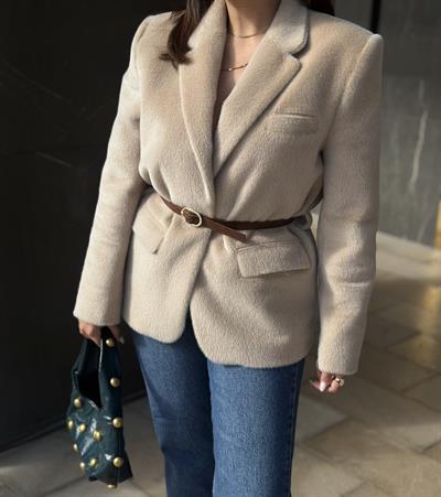 Kaşe Blazer Ceket 