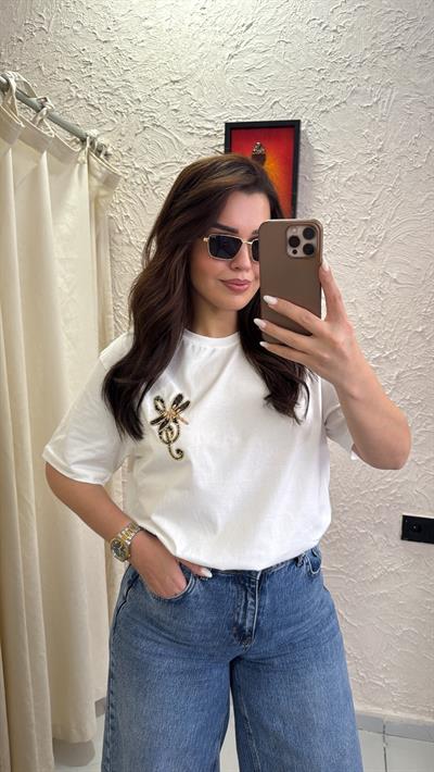Marka Basic T-shirt Beyaz