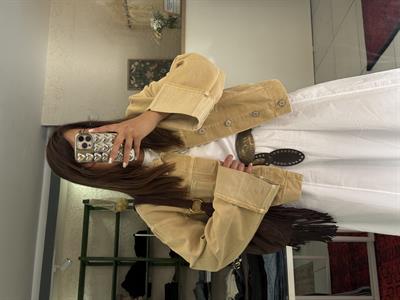 Marka Denim Ceket Camel