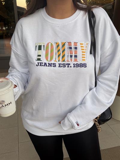 Marka Sweatshirt Beyaz