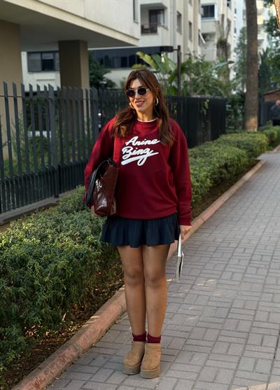 Marka Sweatshirt Bordo 