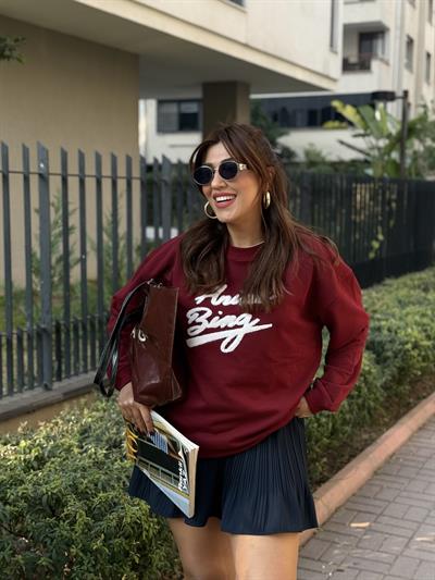 Marka Sweatshirt Bordo 
