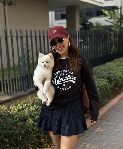 Marka Sweatshirt Oversize Siyah 