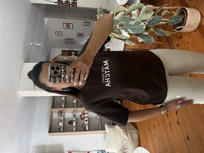 Matcha T-shirt Kahverengi