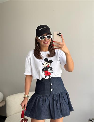 Mıckey Mouse T-Shırt Beyaz