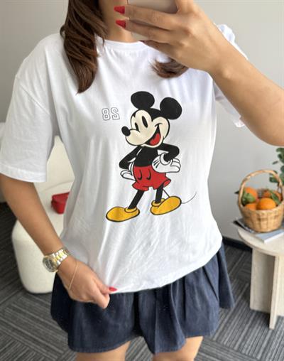 Mıckey Mouse T-Shırt Beyaz