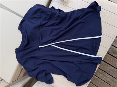 Sırt Detaylı T-shirt Lacivert 