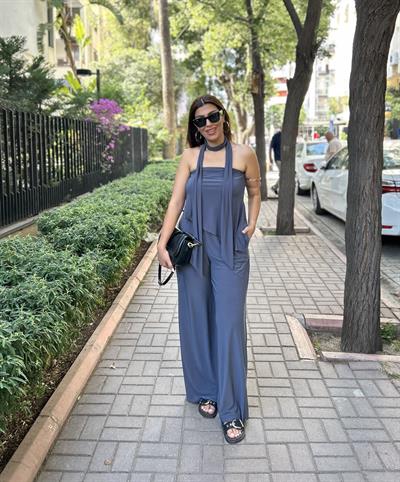 Straplez Modal Takım Antrasit