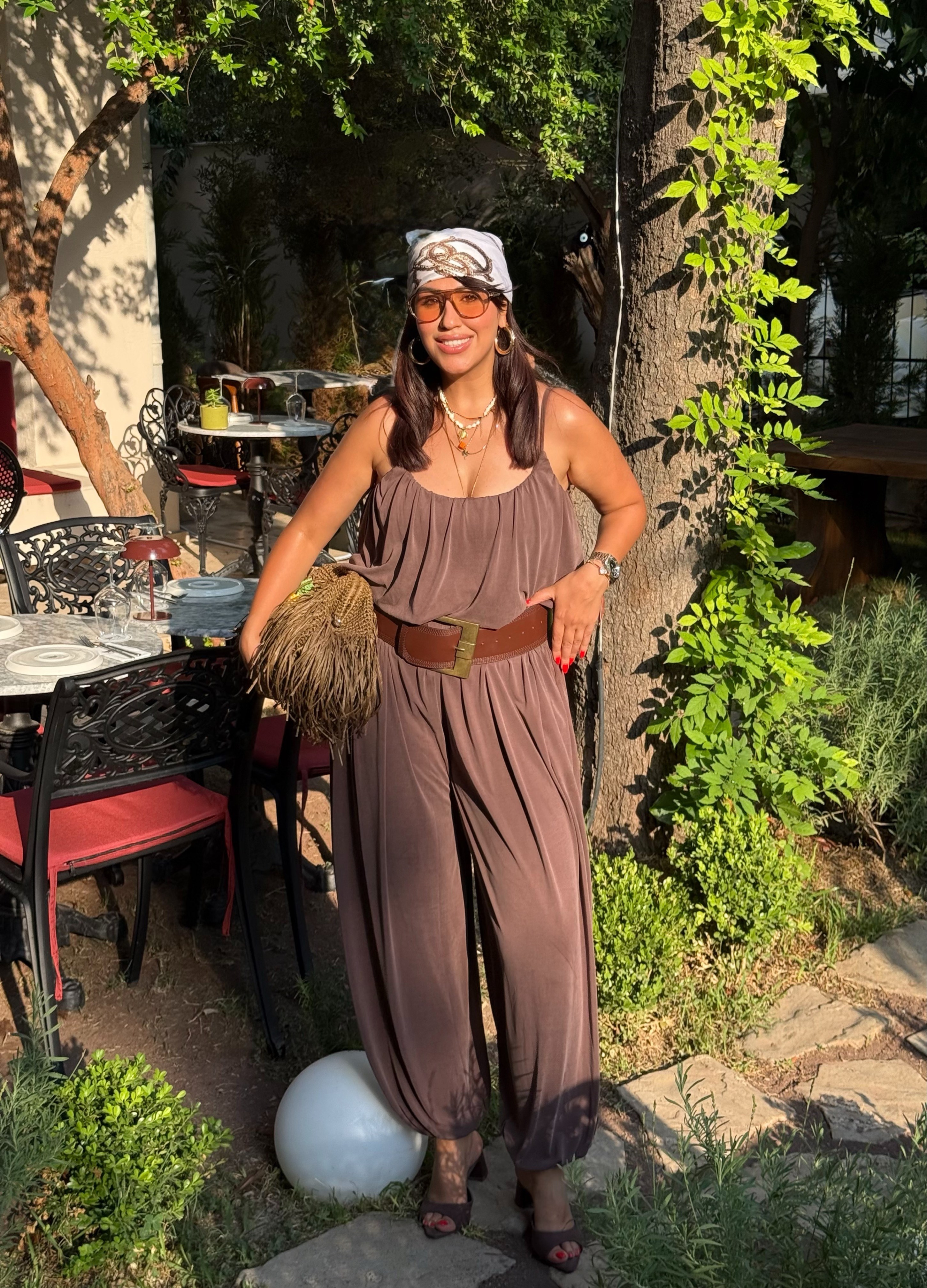 Askılı Crop Şalvar Takım