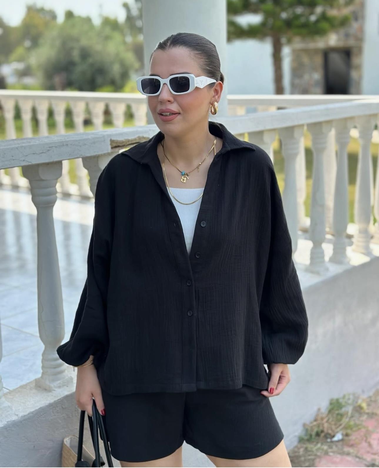Müslin Şortlu Takım