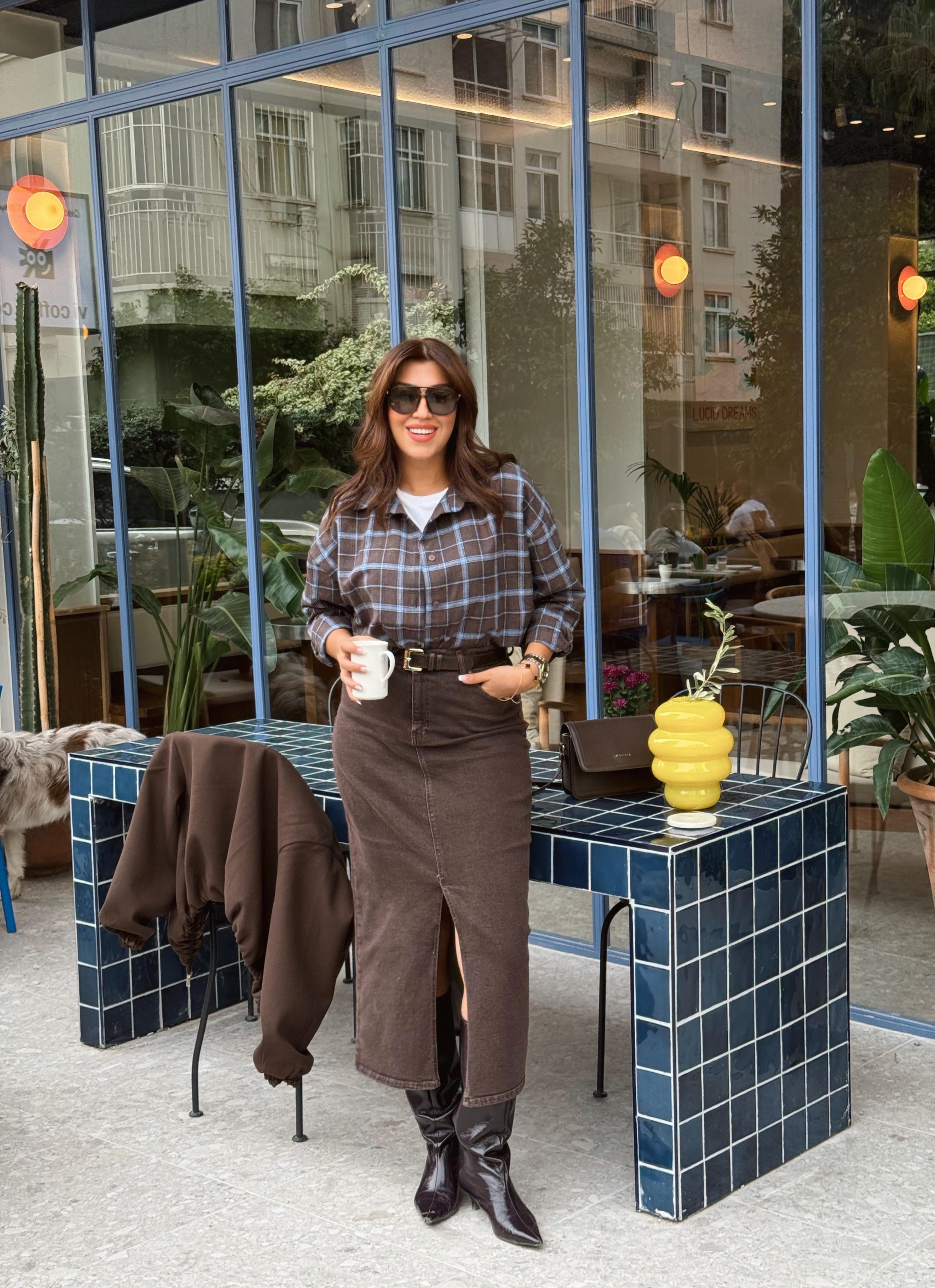 Oduncu Gömlek Kahverengi