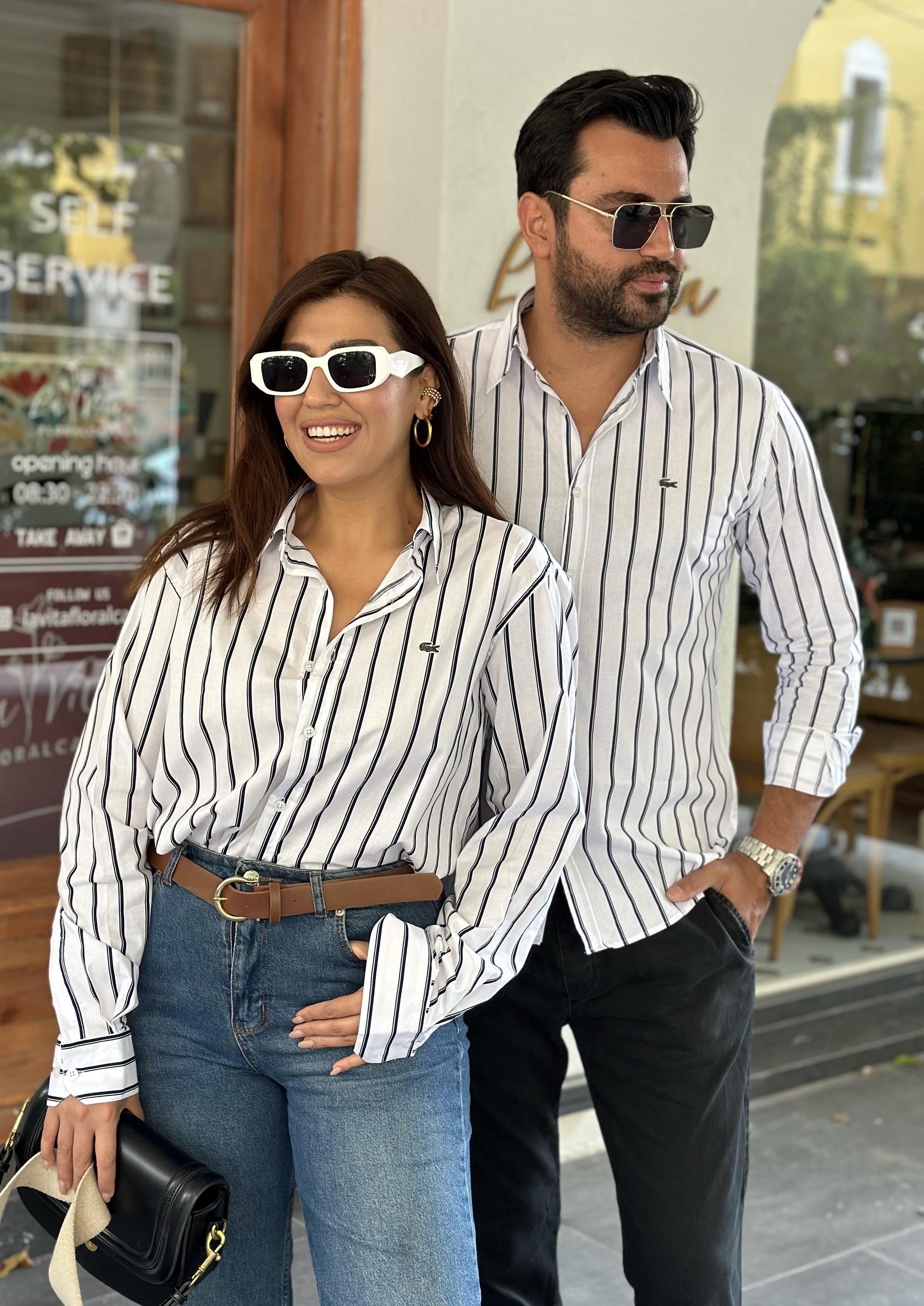 Unisex poplin gömlek 