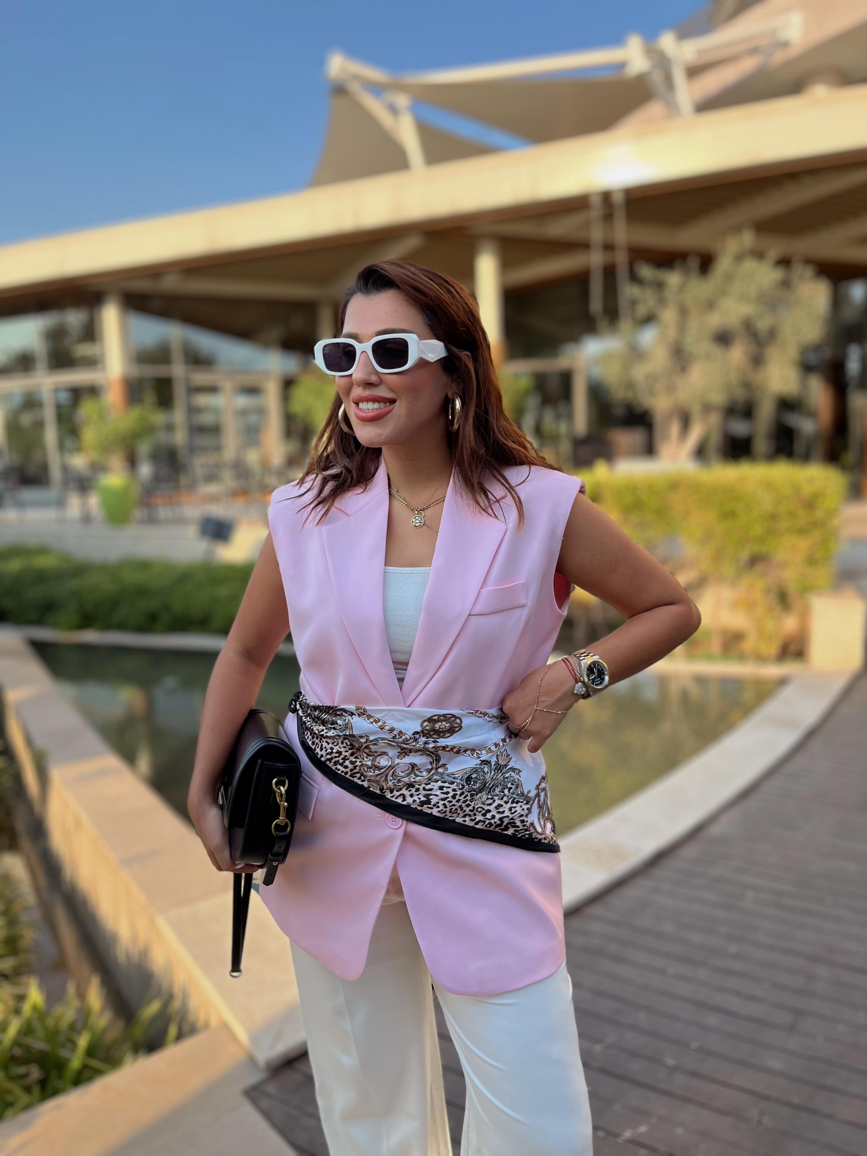 Vatkalı Yelek Pembe