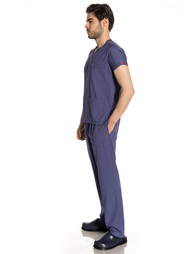 Duman Gri Likralı Greys Scrubs Takım