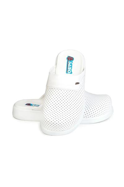 Beyaz Renkli Erkek Sabo Terlik