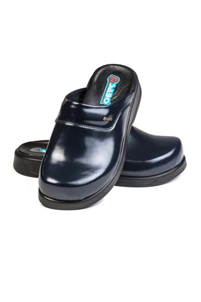 Lacivert Renkli Düz Erkek Sabo Terlik