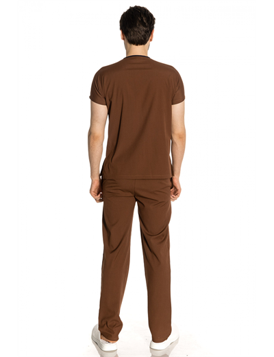 Kahverengi Greys Scrubs Takım