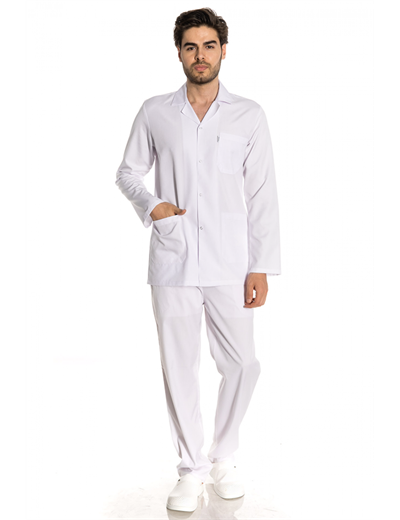 Kısa Boy Ceket Yaka Alpaka Doktor Önlüğü