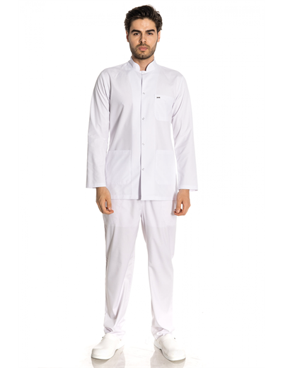 Kısa Boy Hakim Yaka Alpaka Doktor Önlüğü