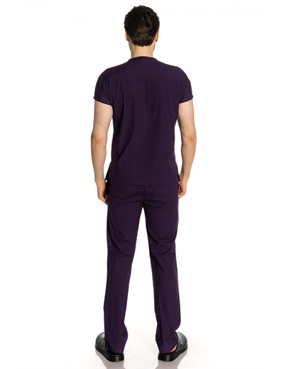 Mürdüm Likralı Renkli Greys Scrubs Takım