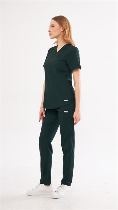 Ördek Başı Likralı Agape T1 Scrubs Takım