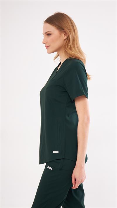 Ördek Likralı Başı Agape T1 Scrubs Üst