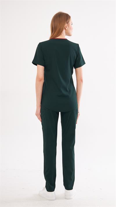 Ördek Likralı Başı Agape T1 Scrubs Üst