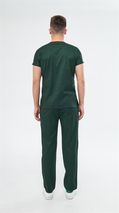 Ördek Başı Likralı Greys Scrubs Takım