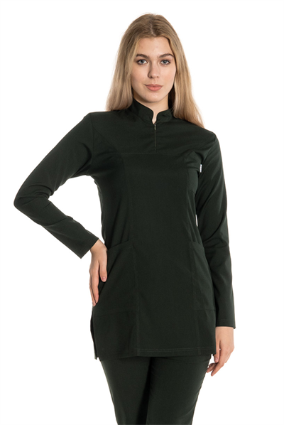 Ördek Başı Likralı Tesettür Scrubs Takım