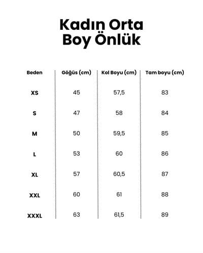 Orta Boy Hakim Yaka Alpaka Doktor Önlüğü